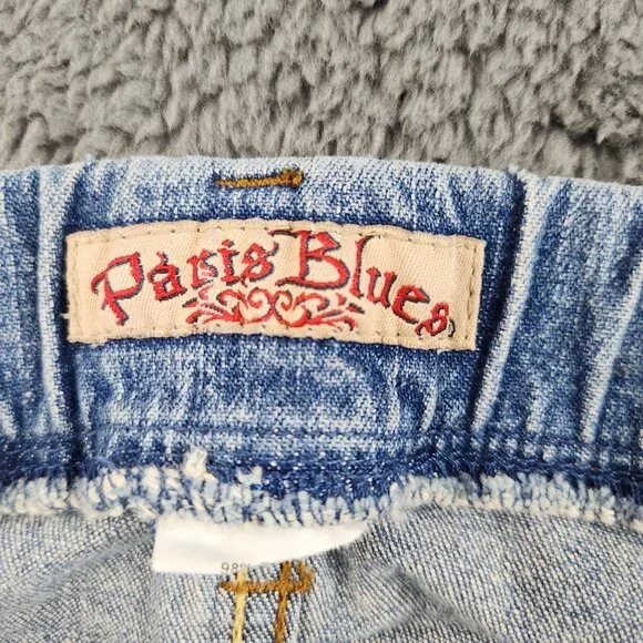 Women's High-Rise Kick Boot Jeans Size 14/15 Paris Blues Elastic Waist Ladies - Picture 8 of 10